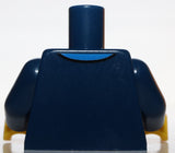 Lego Dark Blue Torso Tuxedo Jacket White Shirt Black Bow Tie