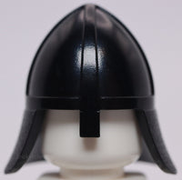 Lego Castle Black Knight's Helmet with Nose Guard and Neck Protector