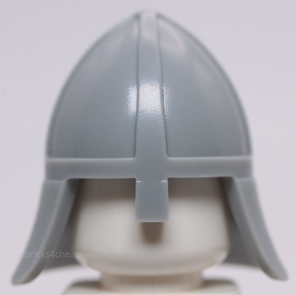 Lego Castle Light Bluish Gray Knight's Helmet with Nose Guard and Neck Protector