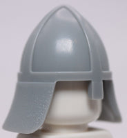Lego Castle Light Bluish Gray Knight's Helmet with Nose Guard and Neck Protector