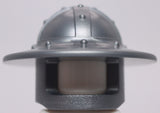Lego Castle Flat Silver Broad Brim Helmet