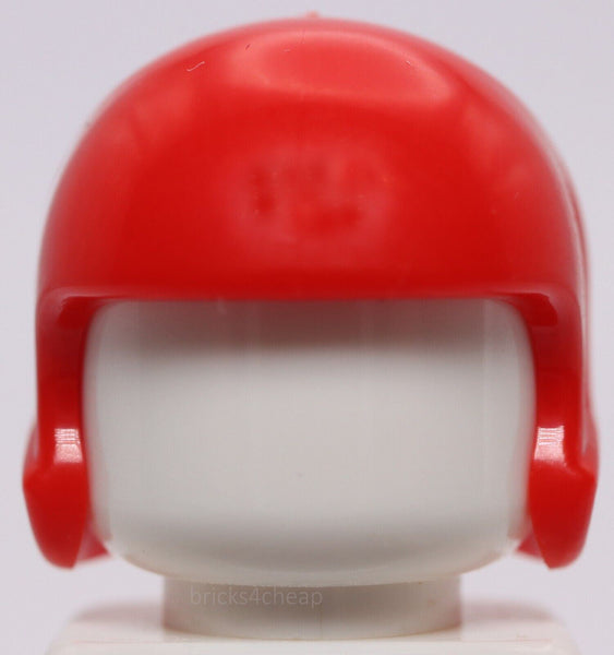 Lego 2x Red Minifig Sports Helmet Hockey Football