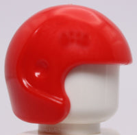 Lego 2x Red Minifig Sports Helmet Hockey Football