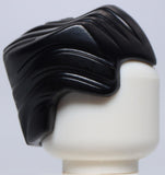 Lego Black Minifig Headgear Hair Swept Back with Widow's Peak Vampire
