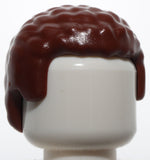 Lego Reddish Brown Minifig Hair Male with Coiled Texture