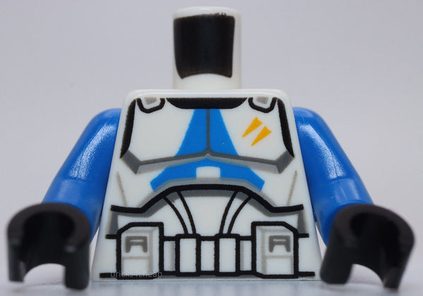 Lego Star Wars Armor Clone Trooper Blue 501st Legion Markings 2 Yellow Stripes