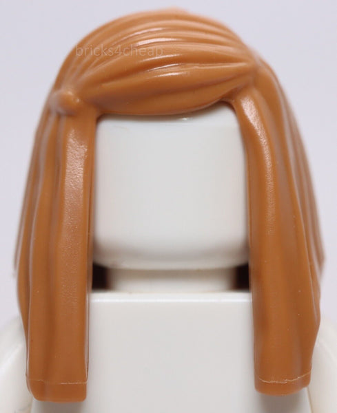 Lego Medium Nougat Minifig Hair Female Long Straight with Left Side Part