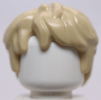 Lego Tan Minifig Hair Thick and Messy