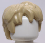 Lego Tan Minifig Hair Thick and Messy