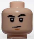 Lego Star Wars Light Nougat Head Hoth Rebel Angry Chin Dimple