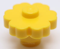 Lego 10x Yellow Plant Flower 2 x 2 - Rounded Open Stud