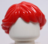 Lego Red Minifig Hair Female Ponytail Long French Braided