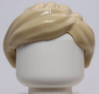 Lego Tan Minifig Hair Female Ponytail and Swept Sideways Fringe
