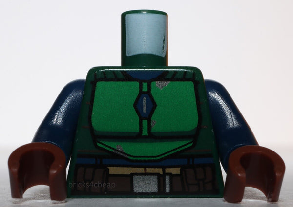 Lego Star Wars Dark Green Torso Armor Green Plates Dark Brown Belt