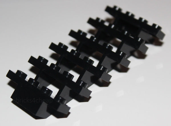 Lego Black Stairs 7 x 4 x 6 Straight Open Staircase