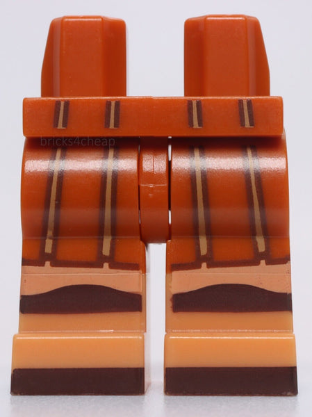 Lego Dark Orange Hips Legs Skirt Tan Straps Nougat Legs Sandals