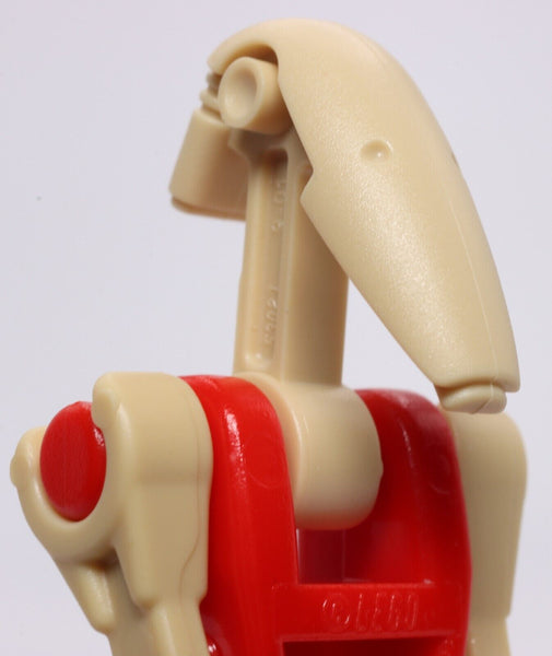 Lego Star Wars Battle Droid Red Torso One Straight Arm