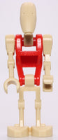 Lego Star Wars Battle Droid Red Torso One Straight Arm