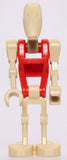 Lego Star Wars Battle Droid Red Torso One Straight Arm