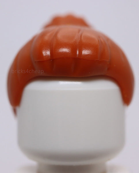 Lego Dark Orange Minifig Hair Female Ponytail Long Straight with Holder