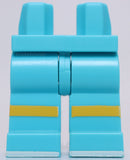 Lego Medium Azure Hips and Legs Yellow Knees White Soles Sports Mountain Logo