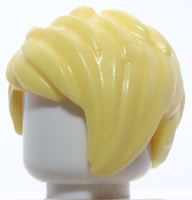 Lego Bright Light Yellow Minifig Hair Female Short Tousled Side Part