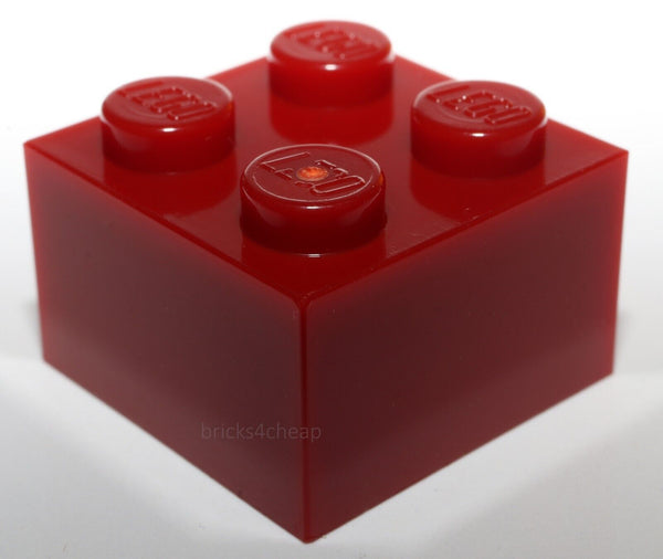 Lego 10x Dark Red 2 x 2 Brick