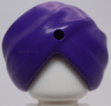 Lego 2x Dark Purple Turban Headgear with Hole