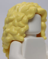 Lego Bright Light Yellow Minifig Hair Female Long Tousled with Center Part