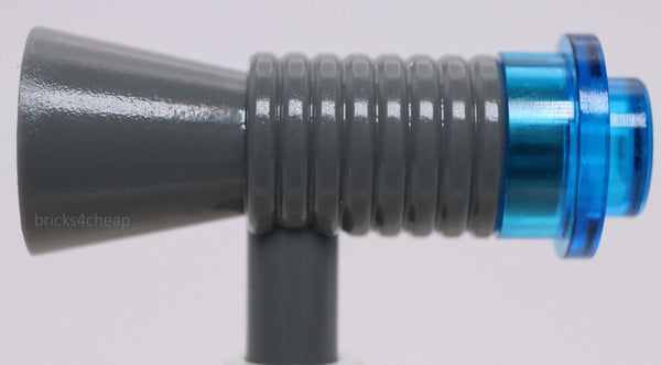 Lego 4x Star Wars Dark Bluish Gray Minifig Blaster