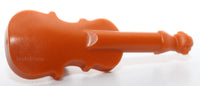 Lego Dark Orange Violin Minifig Utensil Instrument