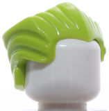 Lego Lime Minifig Hair Swept Back with Widow's Peak
