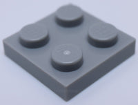 Lego 15x Light Bluish Gray 2 x 2 Plate