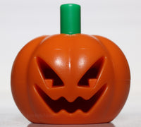 Lego Minifig Pumpkin Jack O Lantern Head Cover Gear Scooby Doo Green Stem