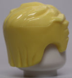 Lego Bright Light Yellow Minifig Hair Swept Left Tousled