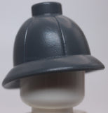 Lego Dark Bluish Gray Minifig Headgear Pith Helmet