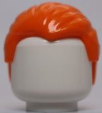 Lego Orange Minifig Hair Swept Back Combed Draco