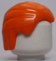 Lego Orange Minifig Hair Swept Back Combed Draco