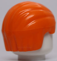 Lego Orange Minifig Hair Swept Back Combed Draco