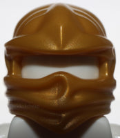 Lego Pearl Gold Ninja Hood Wrap Ninjago Minifig Headgear