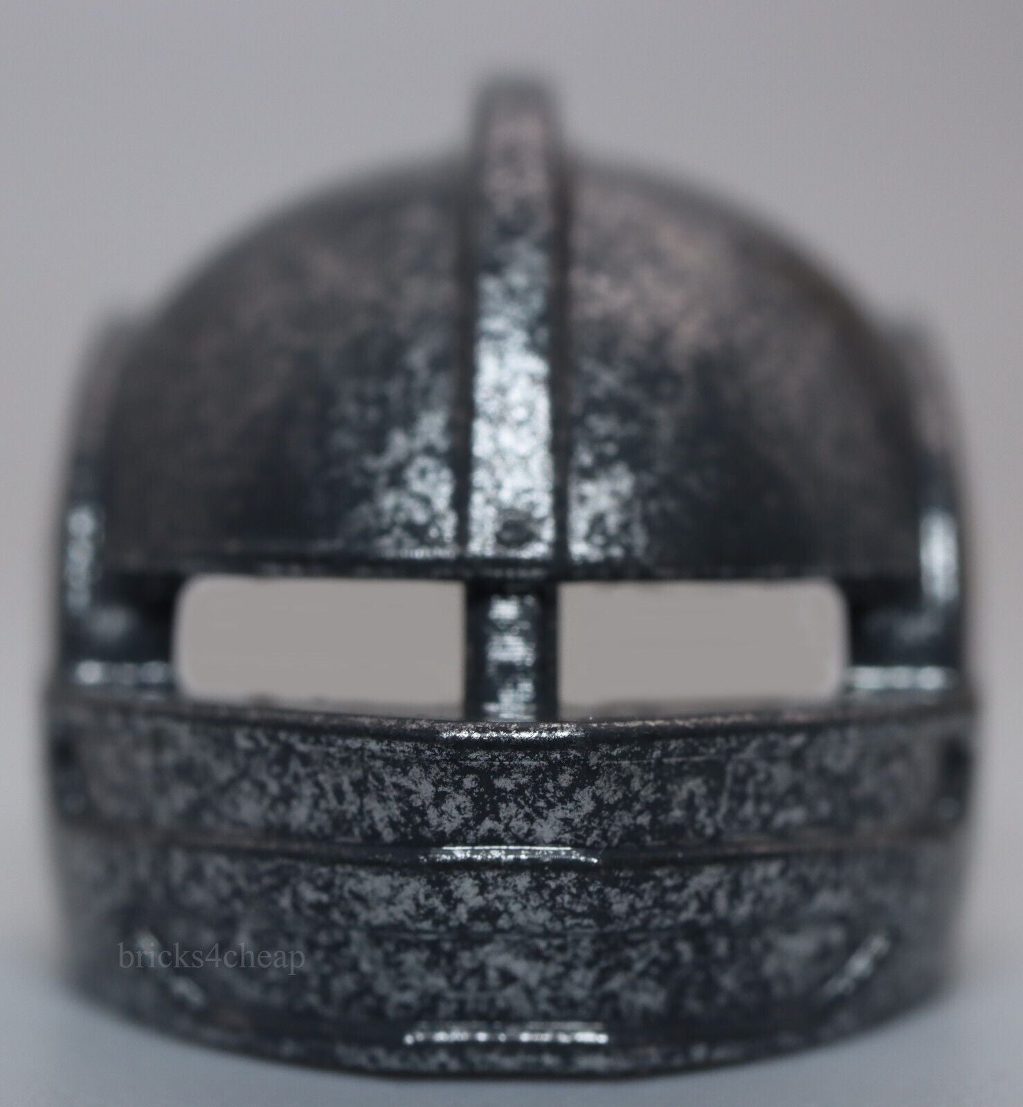 Lego Castle Speckle Dark Bluish Gray Silver Minifig Visor