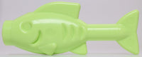 Lego 3x Yellowish Green Fish Open Mouth Water Animal