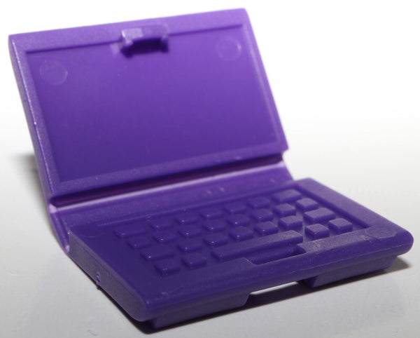 Lego 2x Dark Purple Laptop Computer Minifig Utensil Tablet