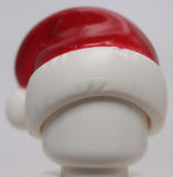 Lego Dark Red Minifig Headgear Cap Santa with Dark Red Top Pattern