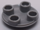 Lego 15x Light Bluish Gray Plate Round 2 x 2 with Rounded Bottom Boat Stud