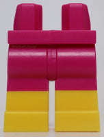 Lego Magenta Hips and Legs with Yellow Boots