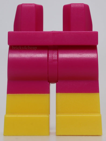 Lego Magenta Hips and Legs with Yellow Boots