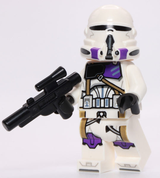Lego Star Wars 187th Legion Clone Trooper Commander Minifig with Blaster Gun