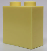 Lego 10x Bright Light Yellow Brick Modified 1 x 2 x 1 2/3 with Studs on Side