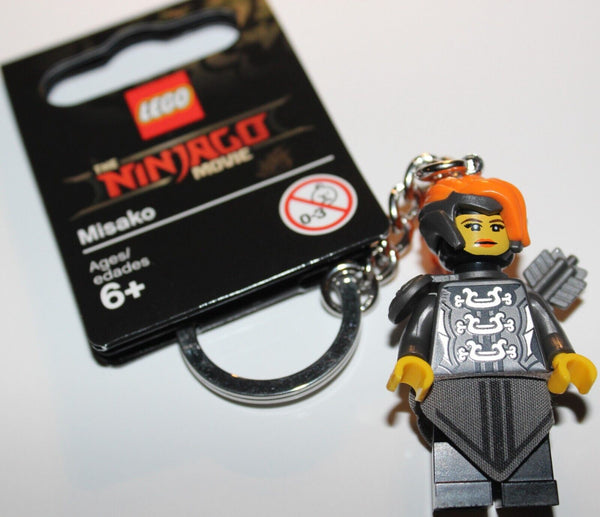 Lego Ninjago Misako Minifig Ninja Keychain NEW